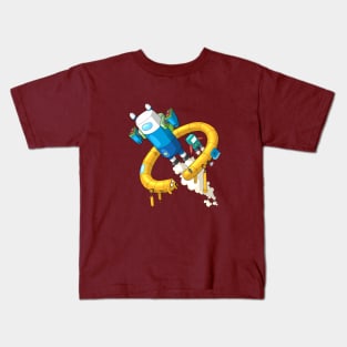 Adventure Time Spaceships Kids T-Shirt